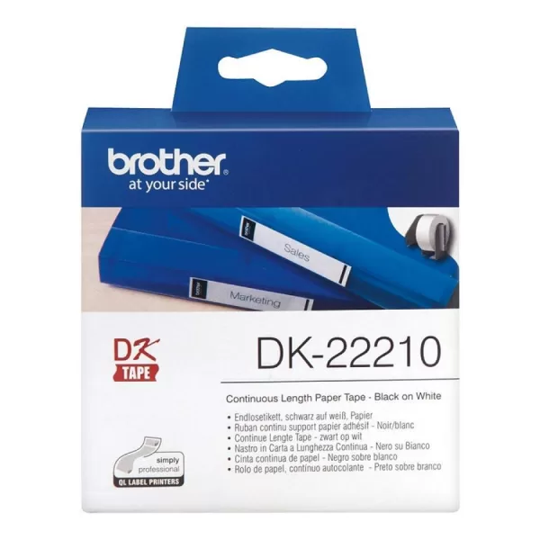 Brother DK-22210 Continuous Paper Label Roll-0