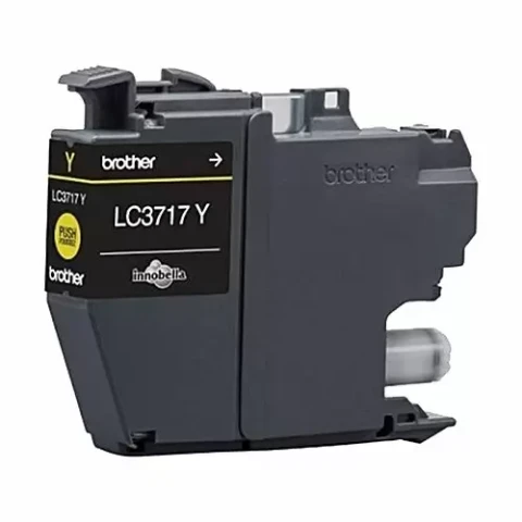 Brother LC3717Y Yellow Ink Cartridge-0