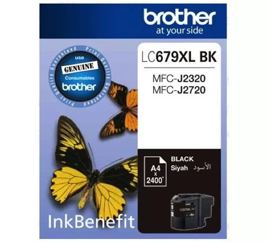 Brother LC679XL Black High Yield Ink Cartridge