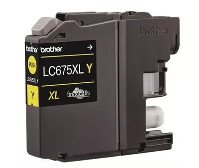 Brother LC-675XLY Yellow Cartridge
