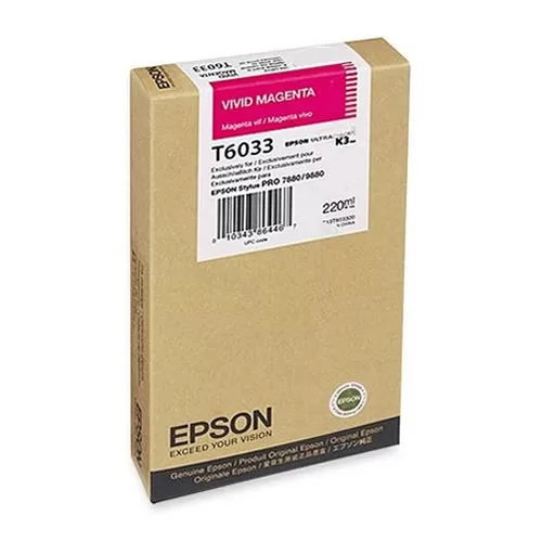 Epson T6033 Original Vivid Magenta High Capacity Ink Cartridge (C13T603300)