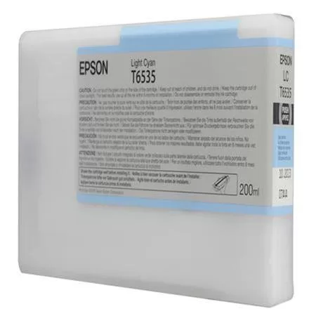 Epson T6535 (C13T653500) Light Cyan Original Ink Cartridge