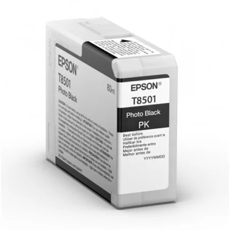 Epson T8501 Photo Original Black Ink Cartridge - (C13T850100)