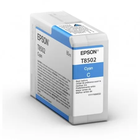 Epson T8502 Original Cyan Photo Ink Cartridge - (C13T850200)