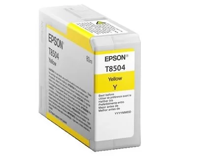 Epson T8504 Original Yellow Photo Ink Cartridge - (C13T850400)