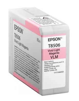 Epson T8506 Original Light Magenta Photo Ink Cartridge - (C13T850600)