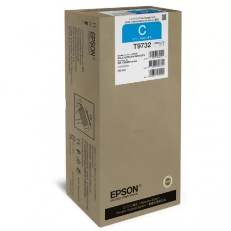 Epson T9732 Cyan XL Ink Cartridge for WF-C869R Series (C13T973200)