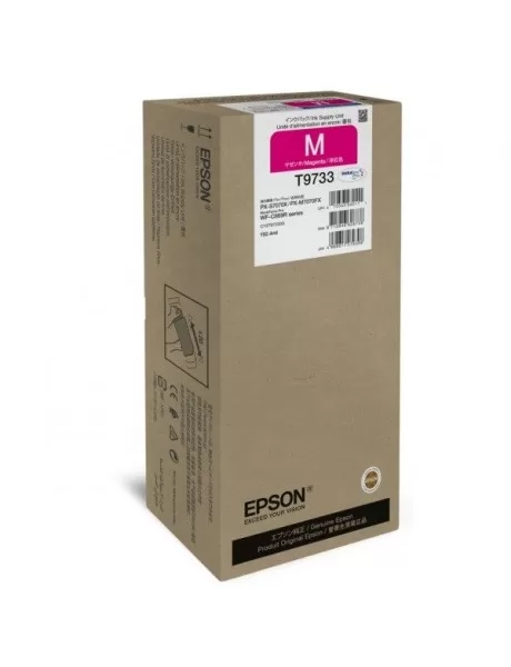 Epson T9733 Original Magenta XL Ink Cartridge for WF-C869R Series (C13T973300)