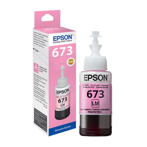 Genuine Epson T67364A Light Magenta Ink Bottle 70ml.
