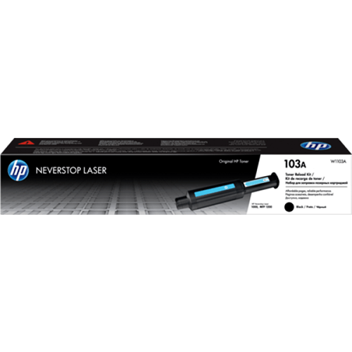 HP 103A Black Neverstop Toner Laser Reload Kit (W1103A)