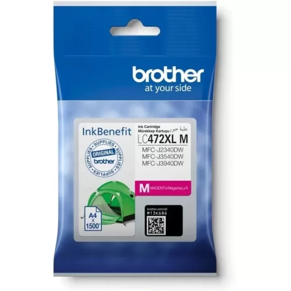 Brother LC472XLM LC472XLM Magenta Ink Cartridge (1500 Pages)
