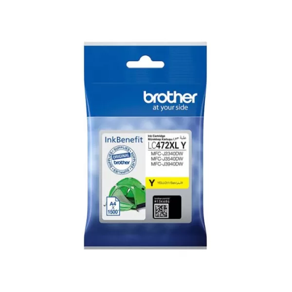 BROTHER LC472XLY YELLOW CARTRIDGE