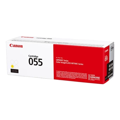 Canon 055 Original Yellow Toner Cartridge (3013C003AA)