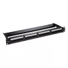 D-Link 24 Port Cat 6 UTP Fully Loaded Patch Panel - NPP-C61BLK241