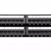 D-Link 48 Port Cat6A Shielded Fully Loaded Punch Down Patch Panel - Keystone Type- 2U- Black Colour