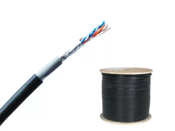 D-Link CAT6 FTP Black Cable 305M Roll-NCB-C6FOBLR-305 BL