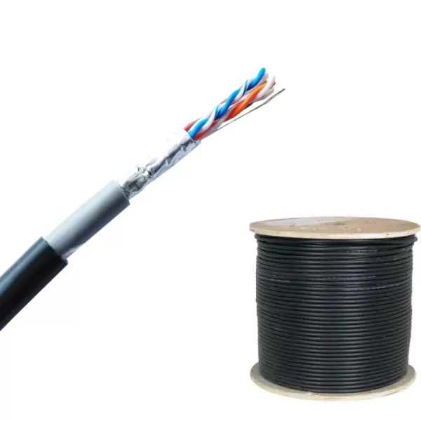 D-Link CAT6 FTP Black Cable 305M Roll-NCB-C6FOBLR-305 BL