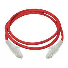 D-Link Cat6A 10G UTP 24 AWG PVC Round Patch Cord - 1m - Red Colour