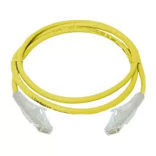 D-Link Cat6A 10G UTP 24 AWG PVC Round Patch Cord - 1m - Yellow Colour