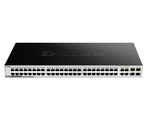  D-Link DGS-1052 48 Ports 10/100/1000Mbps + 4 Ports Combo 1000Base-T/SFP Unmanaged Switch