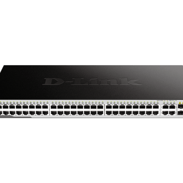  D-Link DGS-1052 48 Ports 10/100/1000Mbps + 4 Ports Combo 1000Base-T/SFP Unmanaged Switch