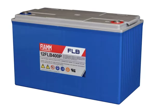 FIAMM 12V 100Ah Unsurpassed High-Rate Performance AGM Battery (12FLB400P)