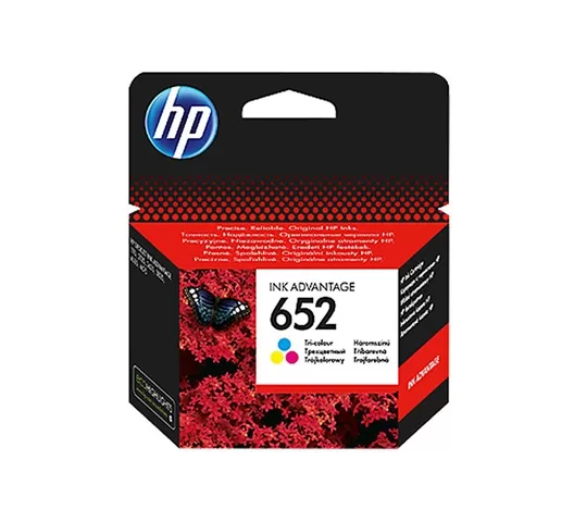 HP 652 Tri-color Original Ink Advantage Cartridge (F6V24AE)