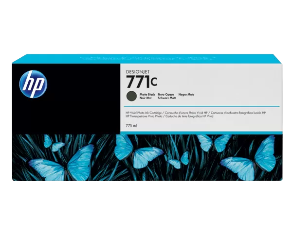 HP 771C 775-ml Matte Black DesignJet Ink Cartridge (B6Y07A)