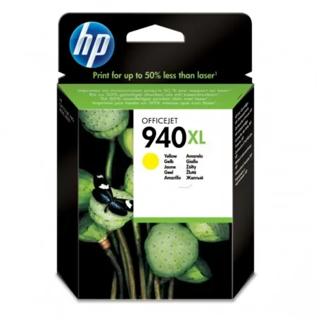 HP 940XL High Yield Yellow Original Ink Cartridge (C4908AE)