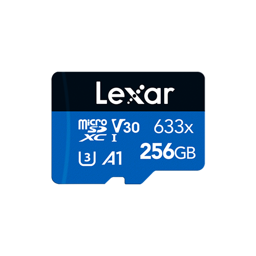 Lexar 256GB High-Performance 633x microSDHC™/microSDXC™ UHS-I Card (LJDF35-64GBEU)