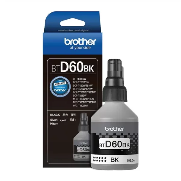 Brother BTD60BK High Yield Ink Bottle Black