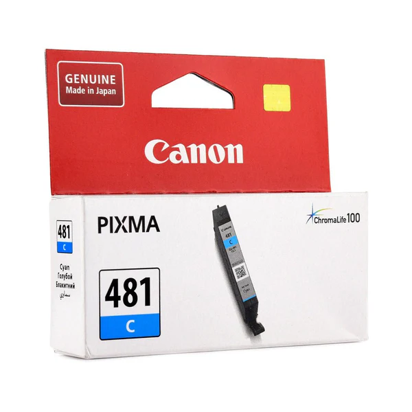 Canon CLI-481 5.6ml Original Cyan Ink Cartridge (2101C001AA)