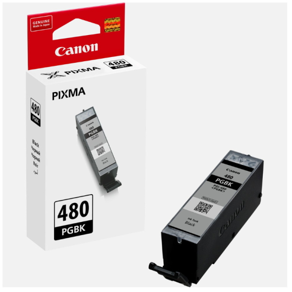 Canon PGI-480BK 11.2ml Pigment Black Ink Cartridge (2077C001AA)