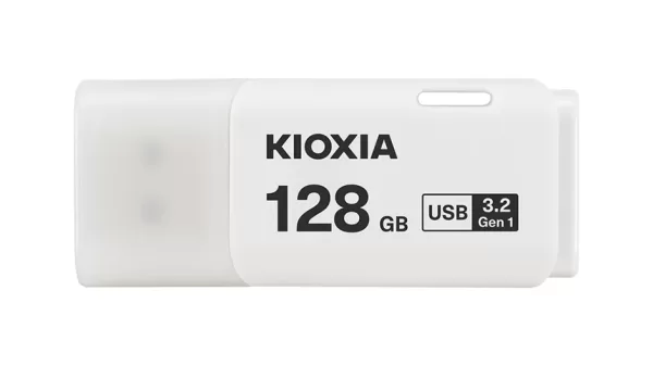 Kioxia TransMemory U301W 128GB Flash Drive USB 3.2 White