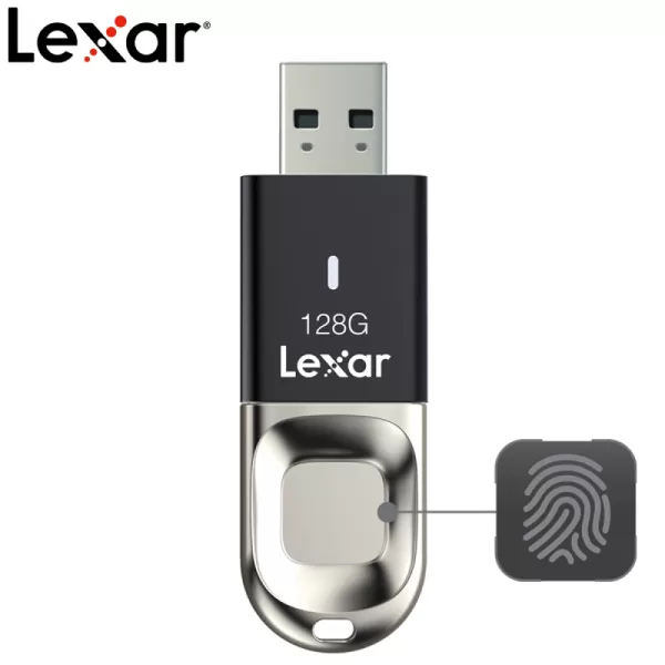Lexar 128GB Fingerprint F35 USB 3.0 Flash Drive