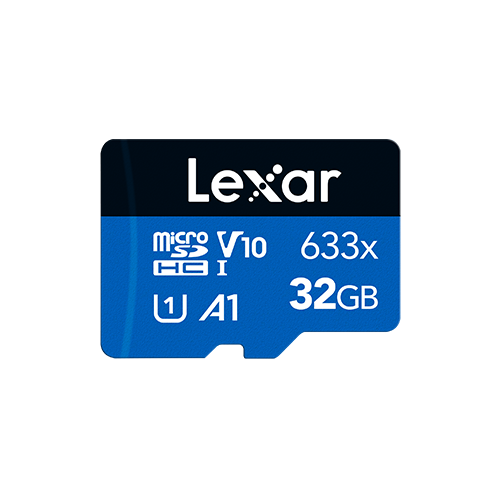 Lexar 32GB High-Performance 633x microSDHC™/microSDXC™ UHS-I Card (LSDMI32GBB633A)
