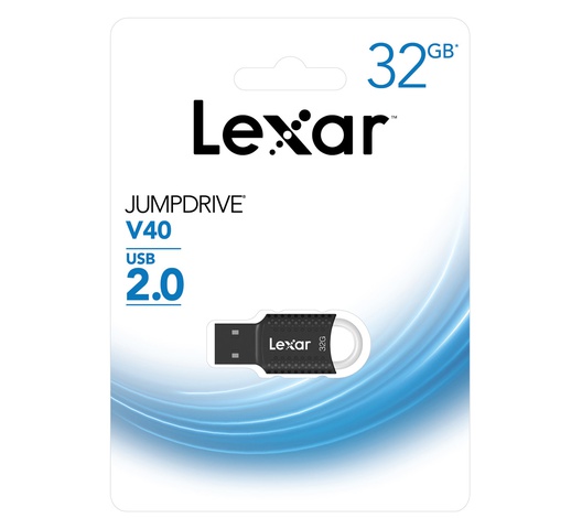 Lexar 32GB JumpDrive V40 USB 2.0 Flash Drive