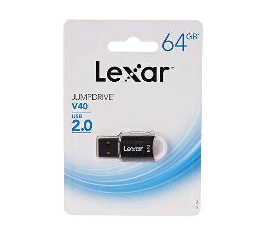Lexar 64GB JumpDrive V40 USB 2.0 Flash Drive