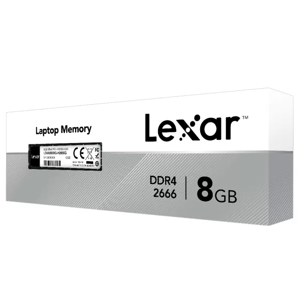 Lexar Laptop DDR4 8GB 260 PIN So-DIMM 3200Mbps, CL19, 1.2V