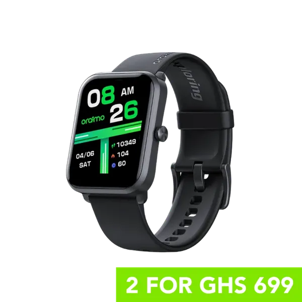 Oraimo Watch 3 Pro BT Call Quickly Reply Health Monitor 46.8*38.8*11.7mm Smart Watch