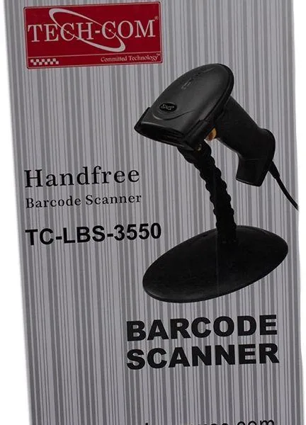 TECHCOM TC-LBS-3550 Barcode Scanner USB - Counter