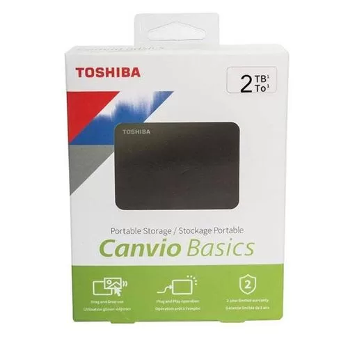 Toshiba Canvio Advance 2TB 2.5" External Hard Drive USB 3.2 Black