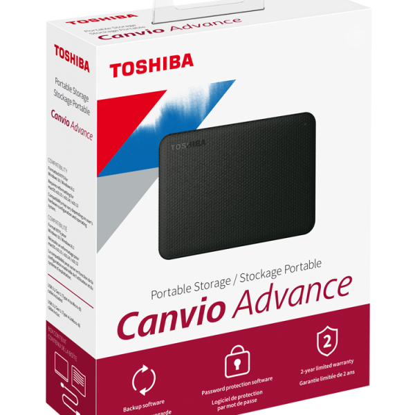 Toshiba Canvio Advance 1TB Hard Drive 1000GB-1TB Black