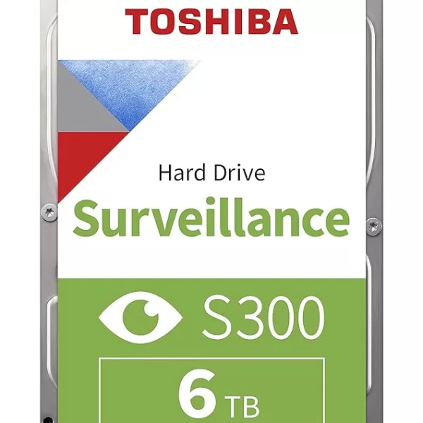 Toshiba S300 6TB Surveillance 3.5" Internal Hard Drive -CCTV Hard Disk