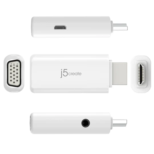 j5create HDMI™ to VGA Video Adapter Converter with Audio JDA203