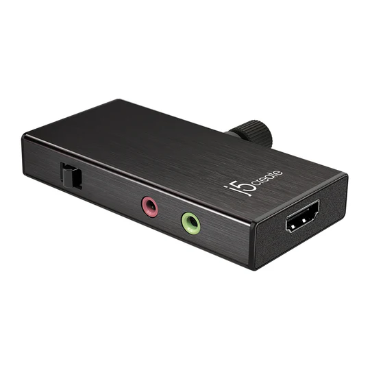 j5create Live Capture Adapter HDMI™ to USB-C™ with Power Delivery JVA02
