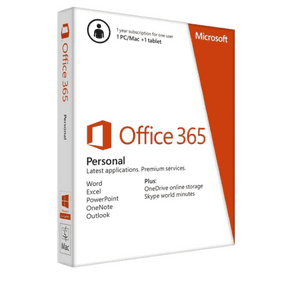 Microsoft Office 365 Personal - 1 Year 1 User (QQ2-01403)