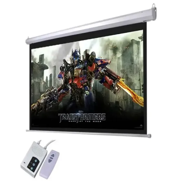 300cm by 300cm Electrical Projector Screen (118 by 118 Inches)