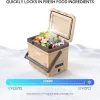 CIGREEN 12V/24V DC Portable Refrigerator 21 Quart Freezer Compressor Cooler 110-240V AC Car Refrigerator