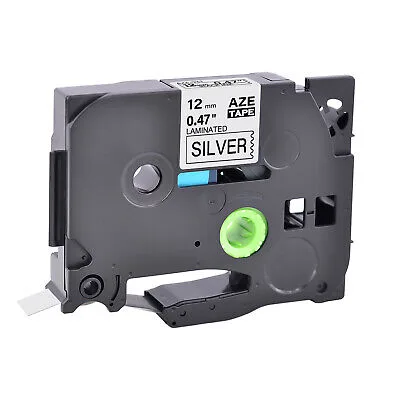 Brother M-09-921 Original Black on Silver Tape